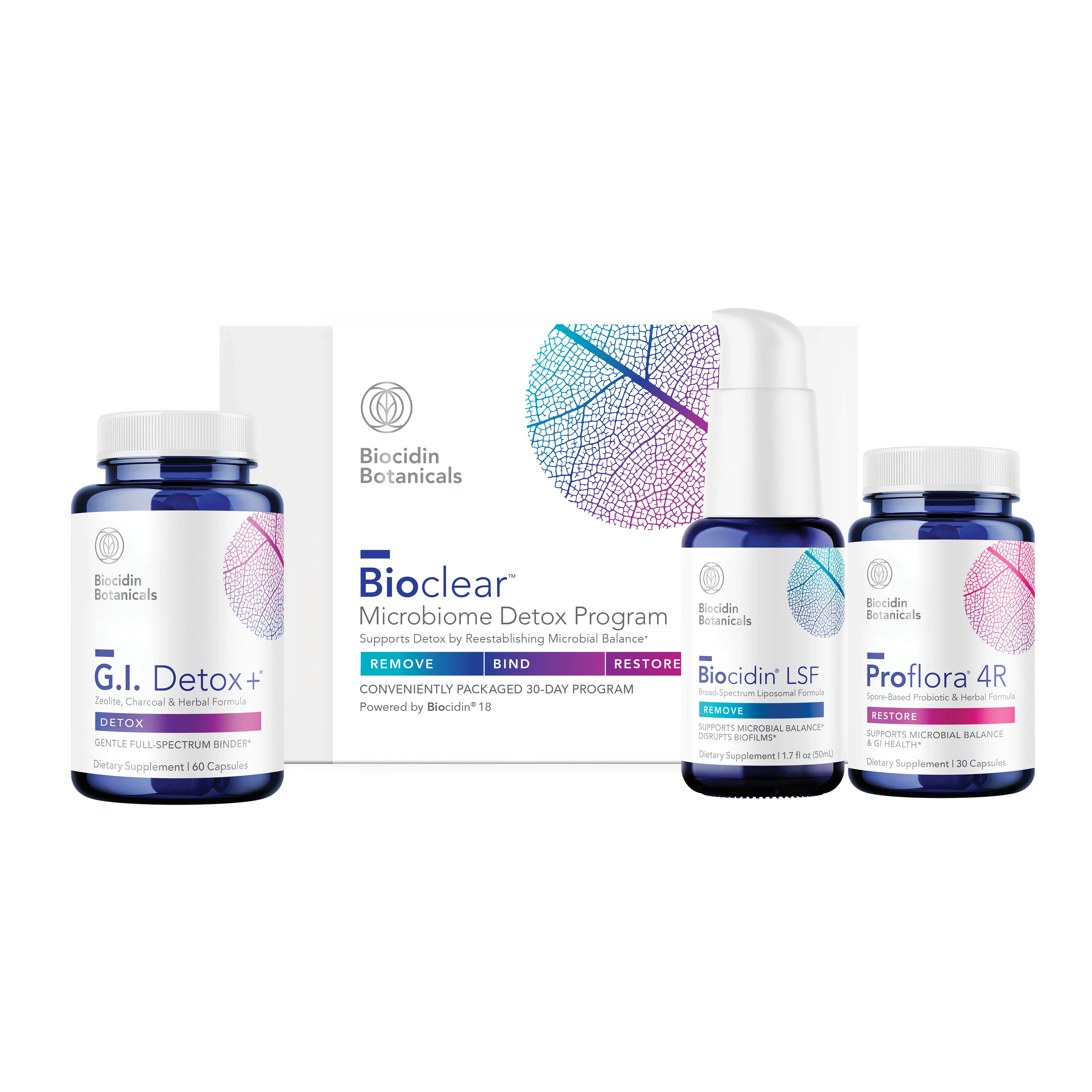 Bioclear™ Microbiome Detox Program with Biocidin® LSF