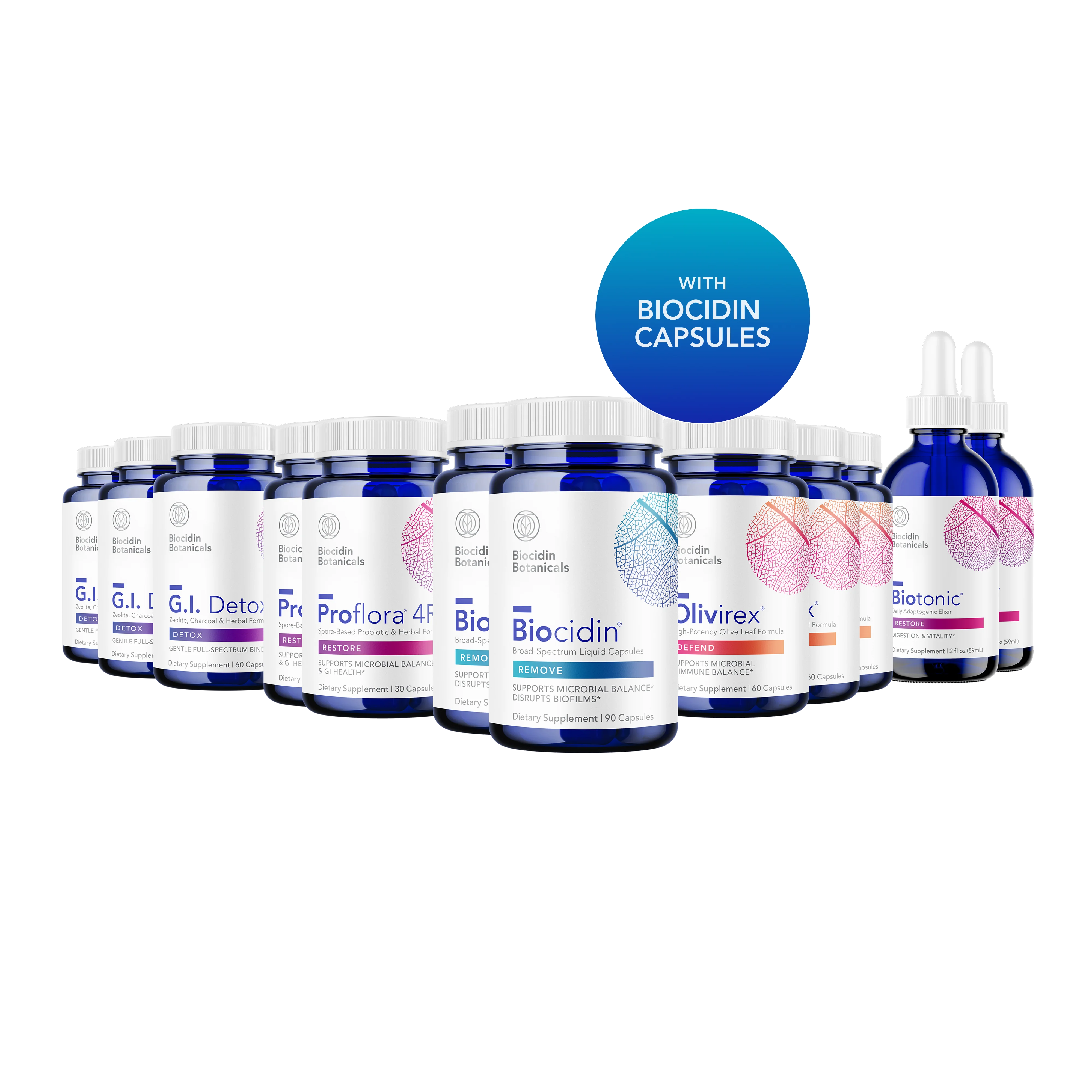 Comprehensive Cleansing Program with Biocidin® Capsules